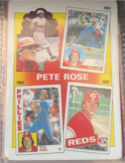 1986 Topps #7 The Pete Rose Years: 1983-1985 — front