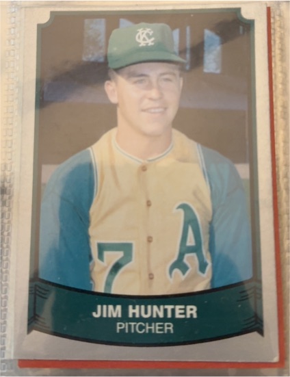 1989 Pacific Baseball Legends #193 Jim Hunter — front