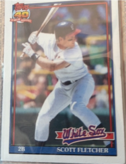 1991 Topps #785 Scott Fletcher — front