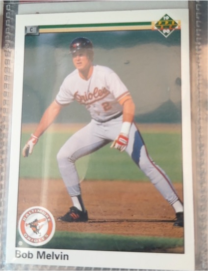 1990 Upper Deck #644 Bob Melvin — front