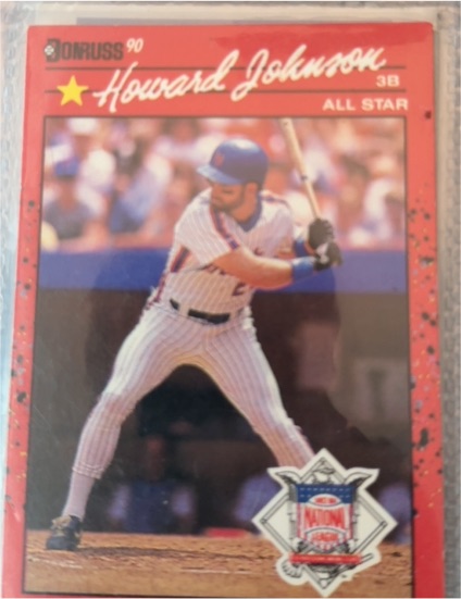 1990 Donruss #654 Howard Johnson All Star — front