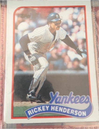 1988 Topps #380 Rickey Henderson — front