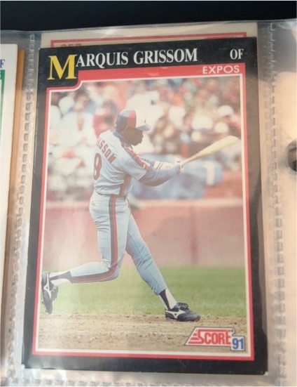 1991 Score #234 Marquis Grissom — front