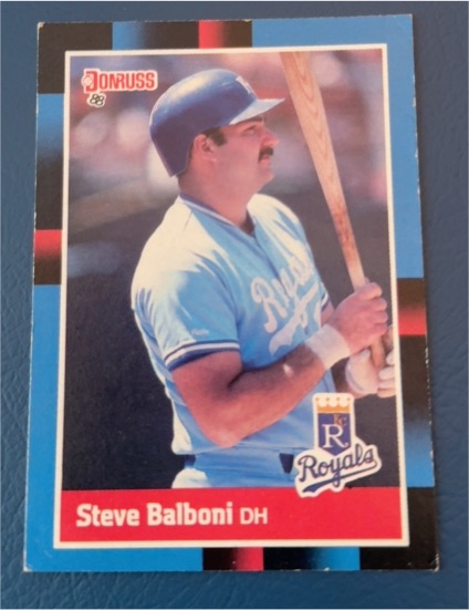 1988 Donruss #424 Steve Balboni — front