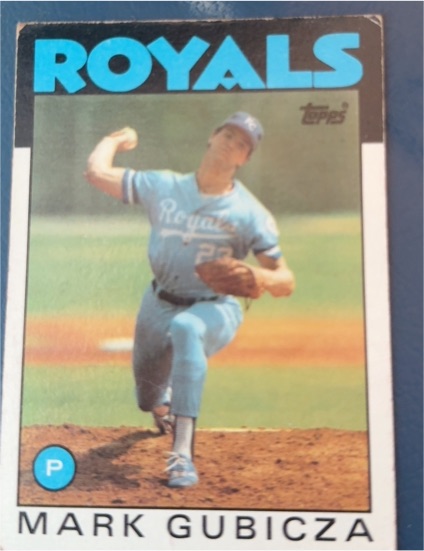 1986 Topps #644 Mark Gubicza — front