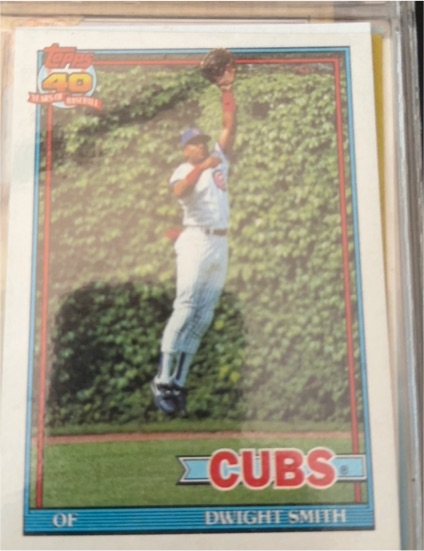 1991 Topps #463 Dwight Smith — front