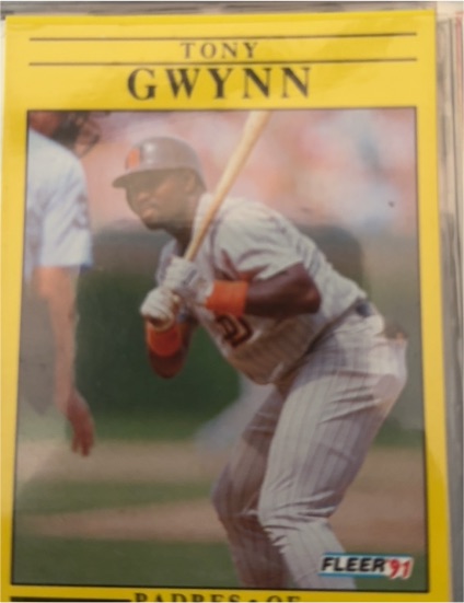 1991 Fleer #529 Tony Gwynn — front