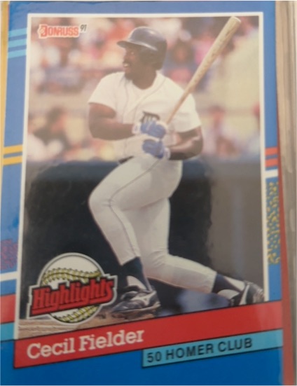 1991 Donruss #BC-5 Cecil Fielder Highlights 50 Homer Club — front