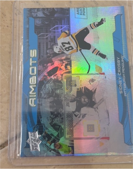 2024-25 Upper Deck Series 1 #AB-22 Sidney Crosby Aimbots — front