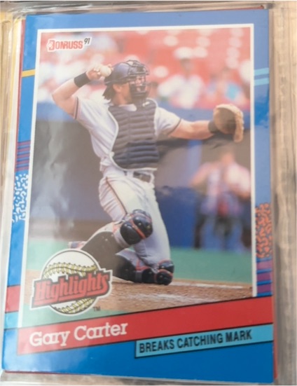 1991 Donruss #BC-8 Gary Carter — front