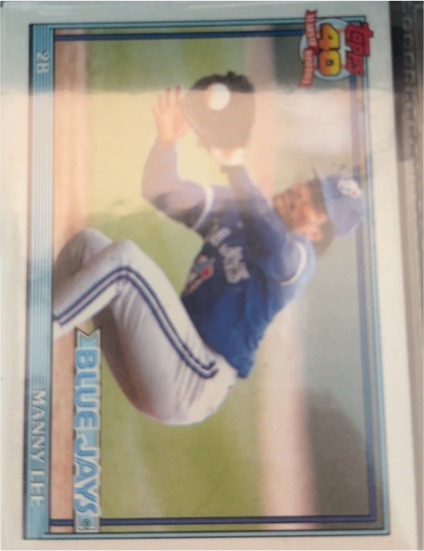 1991 Topps #297 Manny Lee — front