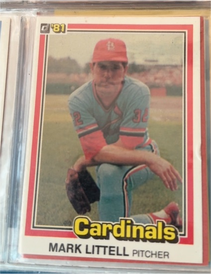 1981 Donruss #255 Mark Littell — front