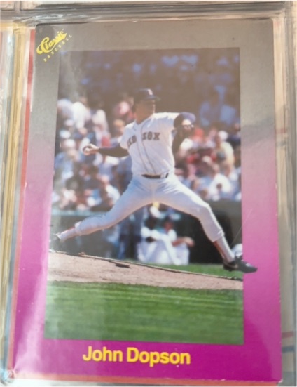 1989 Classic Travel Purple #161 John Dopson — front