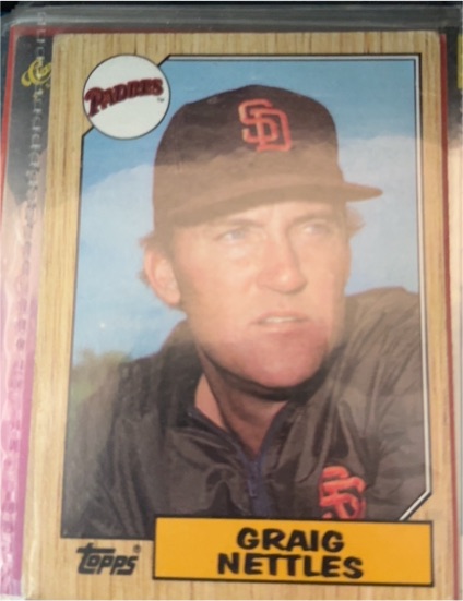1987 Topps #205 Graig Nettles — front