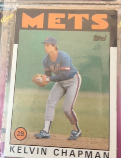 1986 Topps #492 Kelvin Chapman — front