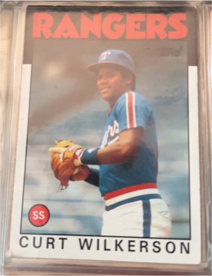 1986 Topps #434 Curt Wilkerson — front