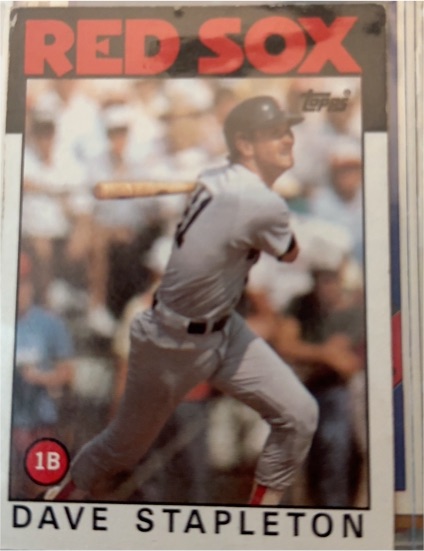 1986 Topps #151 Dave Stapleton — front