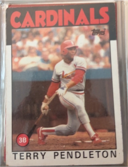 1986 Topps #528 Terry Pendleton — front