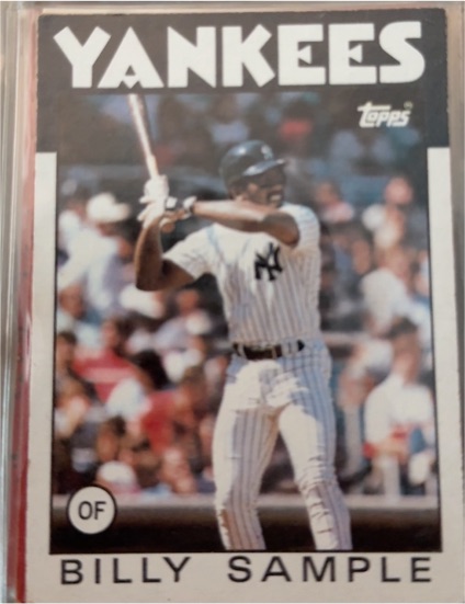 1986 Topps #533 Billy Sample — front