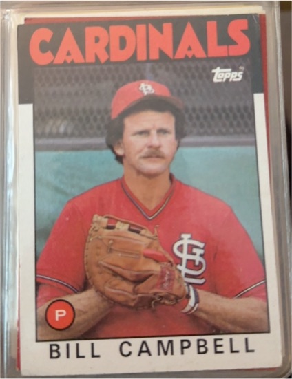1986 Topps #112 Bill Campbell — front