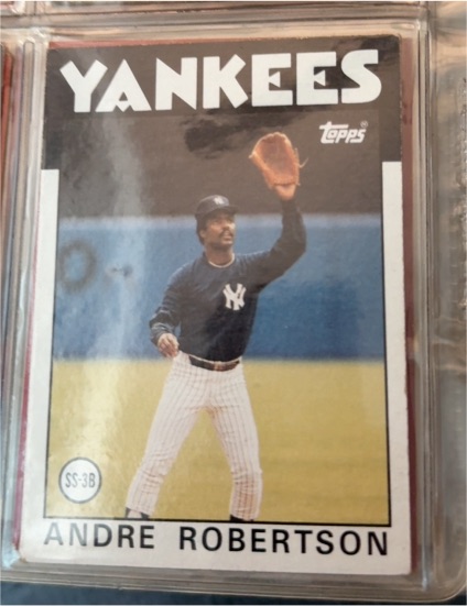 1986 Topps #738 Andre Robertson — front