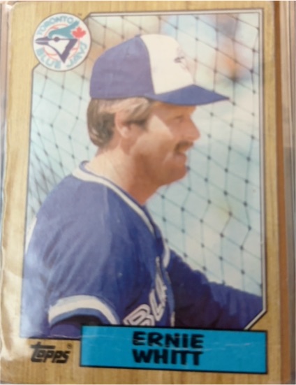 1987 Topps #698 Ernie Whitt — front