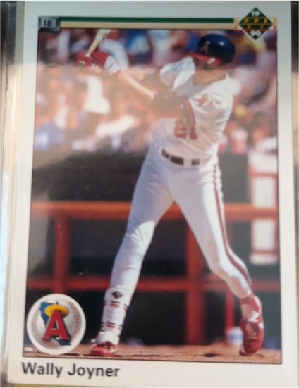 1990 Upper Deck #693 Wally Joyner — front