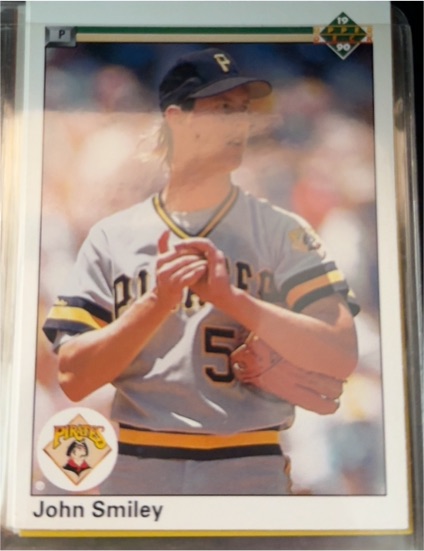 1990 Upper Deck #387 John Smiley Pittsburgh Pirates — front