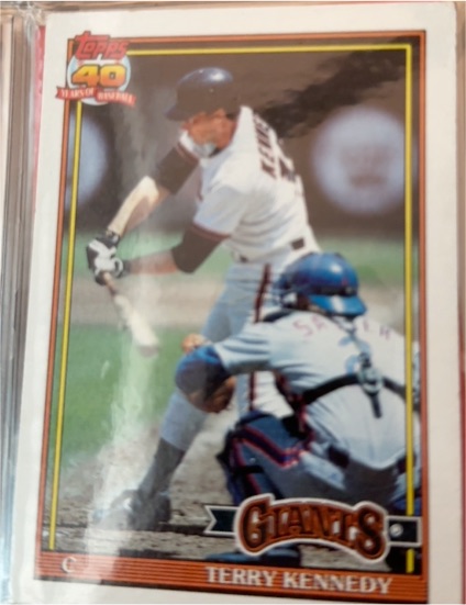 1991 Topps #66 Terry Kennedy — front