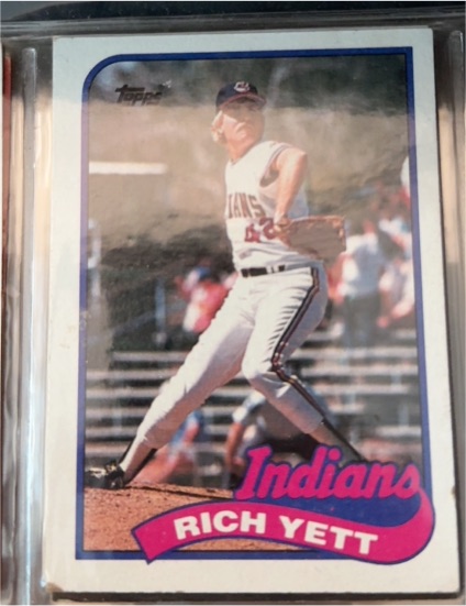 1989 Topps #363 Rich Yett — front