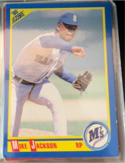 1990 Score #546 Mike Jackson — front