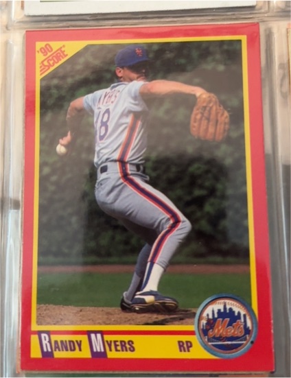 1990 Score #351 Randy Myers — front