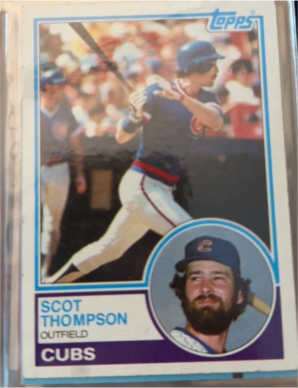 1983 Topps #481 Scot Thompson — front
