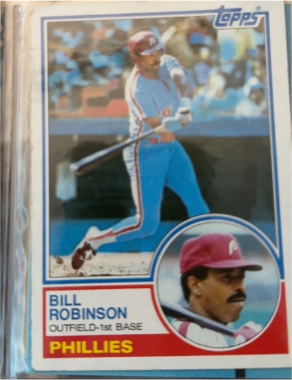 1983 Topps #754 Bill Robinson — front