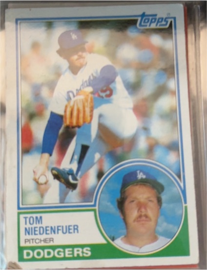 1983 Topps #477 Tom Niedenfuer — front