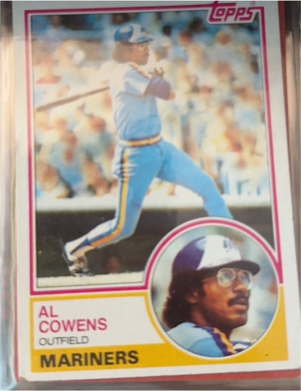 1983 Topps #763 Al Cowens — front