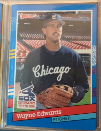 1991 Donruss #327 Wayne Edwards Chicago White Sox — front