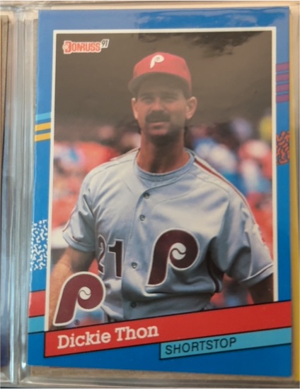 1991 Donruss #91 Dickie Thon — front