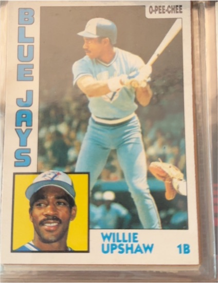 1984 O-Pee-Chee #317 Willie Upshaw — front