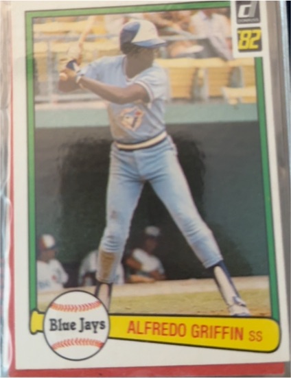 1982 Donruss #101 Alfredo Griffin — front