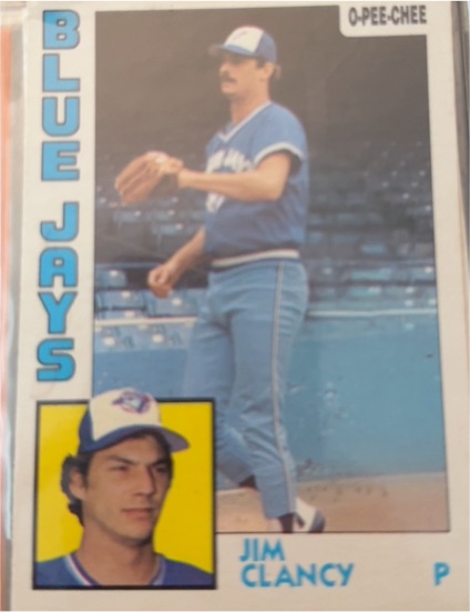 1984 O-Pee-Chee #337 Jim Clancy — front