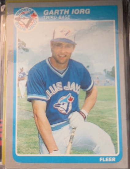 1985 Fleer #107 Garth Iorg Toronto Blue Jays — front