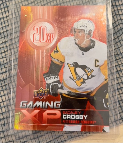 2024-25 Upper Deck Series 1 Gaming XP #GXP-7 Sidney Crosby — front