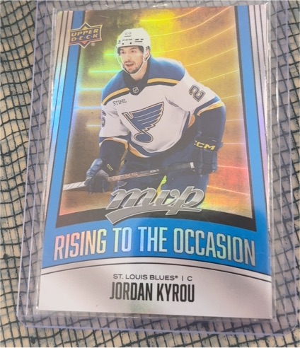 2025-26 Upper Deck MVP #RO-14 Jordan Kyrou Rising to the Occasion — front