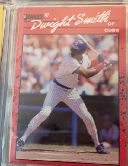 1990 Donruss #393 Dwight Smith — front
