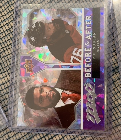 2021-22 Upper Deck MVP #BA-5 P.K. Subban Before and After — front