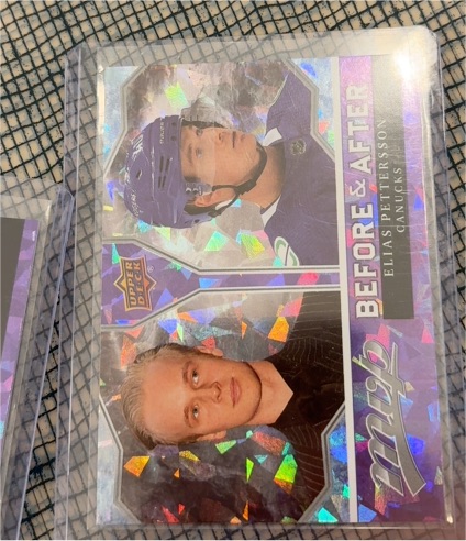 2021-22 Upper Deck MVP #BA-12 Elias Pettersson — front