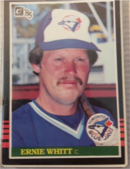 1985 Donruss #268 Ernie Whitt Toronto Blue Jays — front