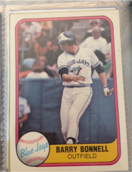 1981 Fleer #413 Barry Bonnell — front
