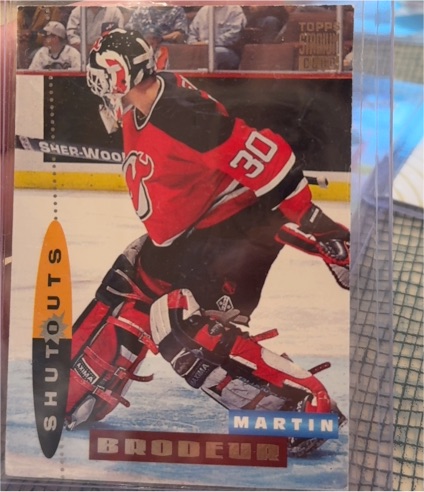 1994-95 Topps Stadium Club Shutouts #186 Martin Brodeur — front